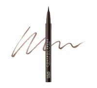 MUA Control Freak Brush Tip Liquid Eyeliner Pen, Chocolate Brown | Long-Lasting Formula, Precision Brush Tip, Perfect for Defined Eye Looks, Vegan & Cruelty Free
