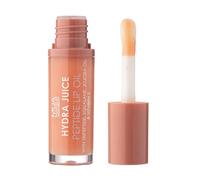 MUA Hydra Juice Peptide Lip Oil, Caramel Glaze (Pack of 1) | Nude Tone with a Caramel Scent, Infused with Peptides & Vitamin E, High-Gloss Finish, Vegan & Cruelty Free