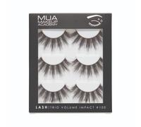 MUA Lash Trio Volume Impact #100, Pack of 3 Lashes