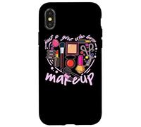 MUA Make Up Addict Eyelash Beauty Cosmetic Makeup Case for iPhone X/XS