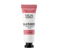 MUA Makeup Academy Blushed Liquid Cream Blusher, Highly Pigmented for Cheeks & Lips, Dusky Rose, 10ml - Vegan & Cruelty Free