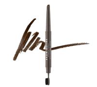 MUA Makeup Academy Brow Define, Angled Eyebrow Pencil With Blending Brush, Dark Brown, 0.25 g - Vegan & Cruelty Free