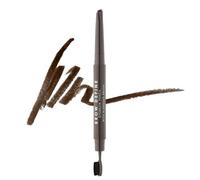 MUA Makeup Academy Brow Define, Angled Eyebrow Pencil With Blending Brush, Dark Brown, 0.25 g - Vegan & Cruelty Free