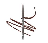MUA Makeup Academy Brow Define, Dark Brown Micro Eyebrow Pencil with Spoolie Brush, For Dark Hair (Pack of 1) - Vegan & Cruelty Free
