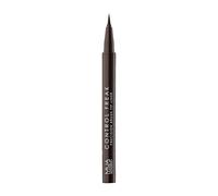 MUA Makeup Academy Control Freak Brush Tip Liquid Eyeliner Pen, Chocolate Brown - Vegan & Cruelty Free