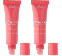MUA Makeup Academy Hydra Juice Peptide Lip Balm, Berry Bliss, Vegan & Cruelty Free, 10 ml (Pack of 2)