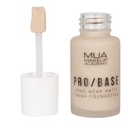 MUA Makeup Academy Pro/Base Full Coverage Long Wear Matte Finish Foundation, Shade #110, 30 ml - Vegan & Cruelty Free