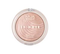 MUA Makeup Academy Shimmer Highlighter Powder, Pink Shimmer - Highly Pigmented Glow Finish, 8 g