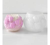 MUAECH Tulip Bulb Candle Mold, Simple Bud Silicone Mold for DIY Scented Candles, Resin, Plaster Crafts - Minimalist Botanical Home Decor
