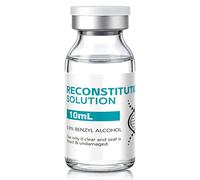 Muagoua 10ml Reconstitution Solution, Laboratory Supply, Premium Glass Vials with Leak-Proof Cap