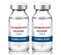 Muagoua 10ml Reconstitution Solution (Third Party Tested), 2 Pack Laboratory Supply, Premium Glass Vials with Leak-Proof Cap