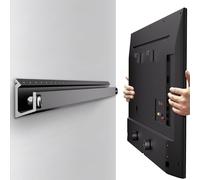 MUAKIOY TV Wall Mount Bracket Studless, No Drill No Stud Smart TV Hanger for 32-75 Inch TVs, Easy Install No Damage Drywall Mount Ultra Slim TVs Bracket, Max VESA 600x400mm, Holds up to 150 lbs