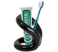 MUAMAX Toothbrush Holder Organizer Ceramic Toothbrush Storage Stand,Razor Toothpaste Stand Holder for Bathroom,Ventilated Mould-Proof Toothbrush Caddy Minimalist Modern Single Tooth Brush Holder