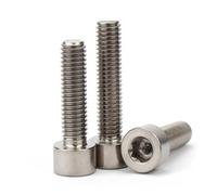 Muarted 10pcs M4/ M5 /M6 DIN912 GR2 Titanium Hexagon Head Socket Cap Screws(M4x12)