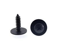 20pcs M5/ M6 Black Metal Rivet Fastener Cross Self Tapping Screws Fixed Auto Car Body Fender Screws Retainer Clips(M5)