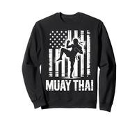 Muay Thai American Thaiboxer Kickboxing USA Muay Thai Sweatshirt