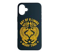 Muay Thai Art Of 8 Limbs Thai Boxing Case for iPhone 16 Plus
