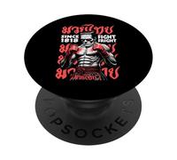 Muay Thai Boxing MMA Fighter Frankenstein Fight Fright PopSockets Adhesive PopGrip