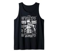 Muay Thai Boxing MMA Fighter Frankenstein Fight Fright Tank Top