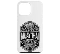 Muay Thai Boxing MMA Fighter Vintage Whiskey Label Case for iPhone 13 Pro Max