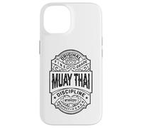 Muay Thai Boxing MMA Fighter Vintage Whiskey Label Case for iPhone 14