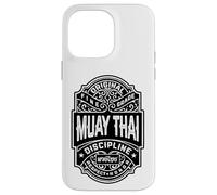 Muay Thai Boxing MMA Fighter Vintage Whiskey Label Case for iPhone 14 Pro Max