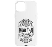 Muay Thai Boxing MMA Fighter Vintage Whiskey Label Case for iPhone 15 Plus