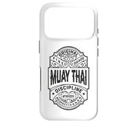 Muay Thai Boxing MMA Fighter Vintage Whiskey Label Case for iPhone 17 Pro