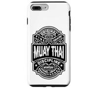 Muay Thai Boxing MMA Fighter Vintage Whiskey Label Case for iPhone 7 Plus/8 Plus