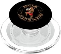 Muay Thai Brown Bear The Art Of Fighting MMA PopSockets PopGrip for MagSafe