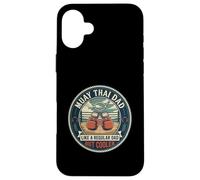 Muay Thai Dad Fighter Boxer Kickboxing Athlete Father's Day Case for iPhone 16 Plus