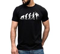 Muay Thai Evolution T-Shirt - Men - M - Black - Mixed Martial Arts Mens Gift - MMA Gym Training Tee for Men
