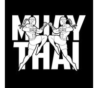 Muay Thai Fight Club MMA Fighting Martial Arts Fine Carving Stickers 68x89.6cm It Won't Fall Off White