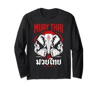 Muay Thai Fighter Thai Boxing Culture Long Sleeve T-Shirt
