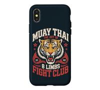 Muay Thai Fighter Tiger 8 Limbs Thai Boxing Case for iPhone X/XS