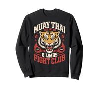 Muay Thai Fighter Tiger 8 Limbs Thai Boxing Sweatshirt