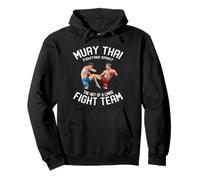 Muay Thai Fighters The Art Of Fighting Pullover Hoodie