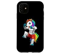 Muay Thai Funny Unicorn Fighter Funny Unicorn Case for iPhone 11