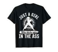 Muay Thai Girls - Just a Girl who Kicks You in the Ass Value Graphic T-Shirt