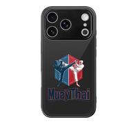 Muay Thai Glass Phone Cases Compatible with iPhone 17