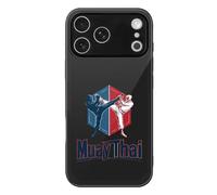 Muay Thai Glass Phone Cases Compatible with iPhone 17