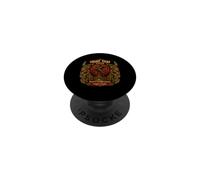 Muay Thai Gorilla Golden Ornament Crest Art PopSockets Adhesive PopGrip