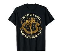 Muay Thai Heritage Art of 8 Limbs Combat Sports Martial Arts T-Shirt