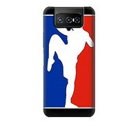 Muay Thai Kickboxing MMA Martial Art White Case Cover For ASUS ZenFone 7 Pro