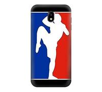 Muay Thai Kickboxing MMA Martial Art White Case Cover For Samsung Galaxy J7 (2017) EU Version
