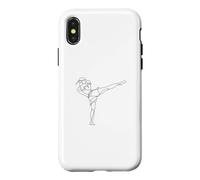 Muay Thai Kickboxing Nak Muay Thai Boxing Fighter Gift Case for iPhone X/XS