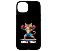 Muay Thai Kitten Cat Lover Martial Artist Thai Boxing Case for iPhone 15 Plus