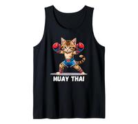 Muay Thai Kitten Cat Lover Martial Artist Thai Boxing Tank Top