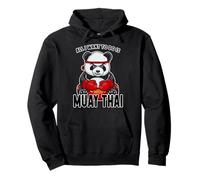 Muay Thai Panda All I Want To Do Is Cute Bear Boxer Pullover Hoodie