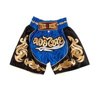 Muay Thai Shorts for Kids (2 Years - 12 Years) Girls Boys Boxing Trunks for Kickboxing MMA (UK, Age, 9 Years, 12 Years, Regular, Blue)